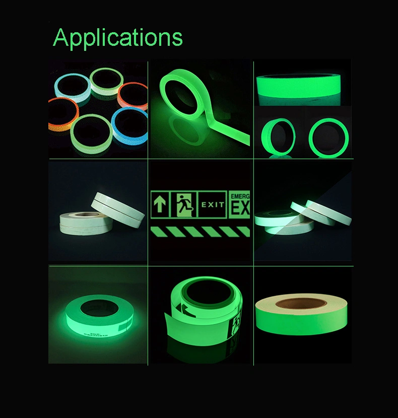 Self Adhesive Glow in The Dark Luminous Photo Luminescent Film